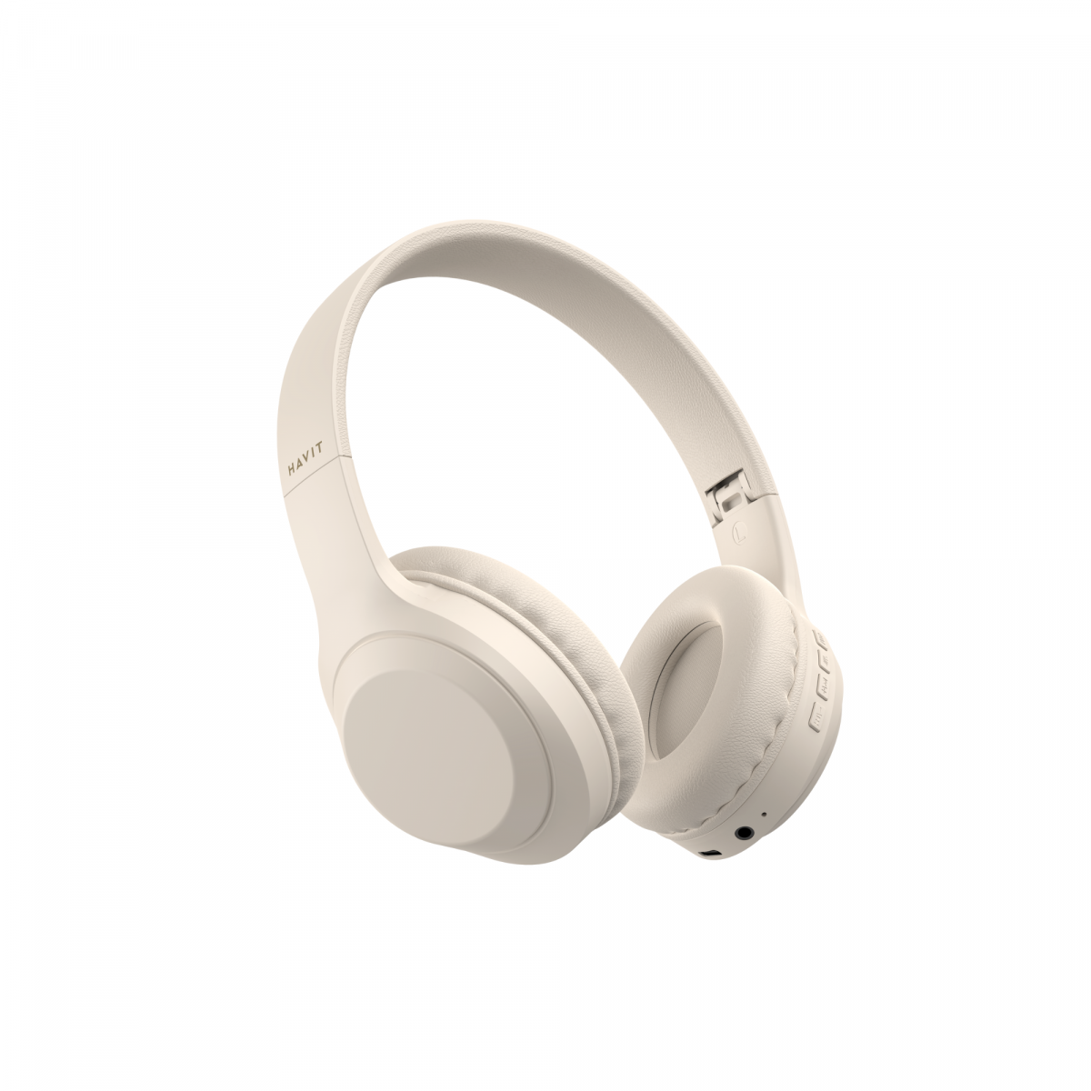 HAVIT Small Form Factor Bluetooth Wireless Headphone - H628BT (Beige) - Express Mart Kenya