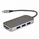 Micropack 8 in 1 Type-C Hub Data Converter Multi Port Adapter - Express Mart Kenya