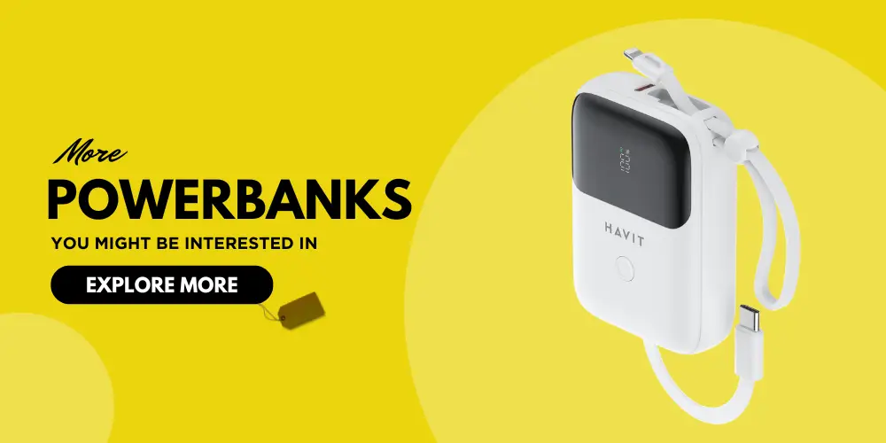 HAVIT Travel Kit - Powerbank/30W Charger/ USB C-C Cable/ Mini Hub - Express Mart Kenya