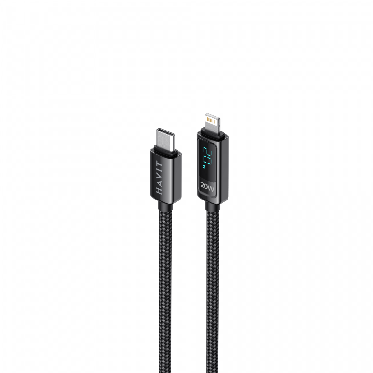 HAVIT CB6246 SwiftPlug LED Type C to Lightning Cable - Express Mart Kenya
