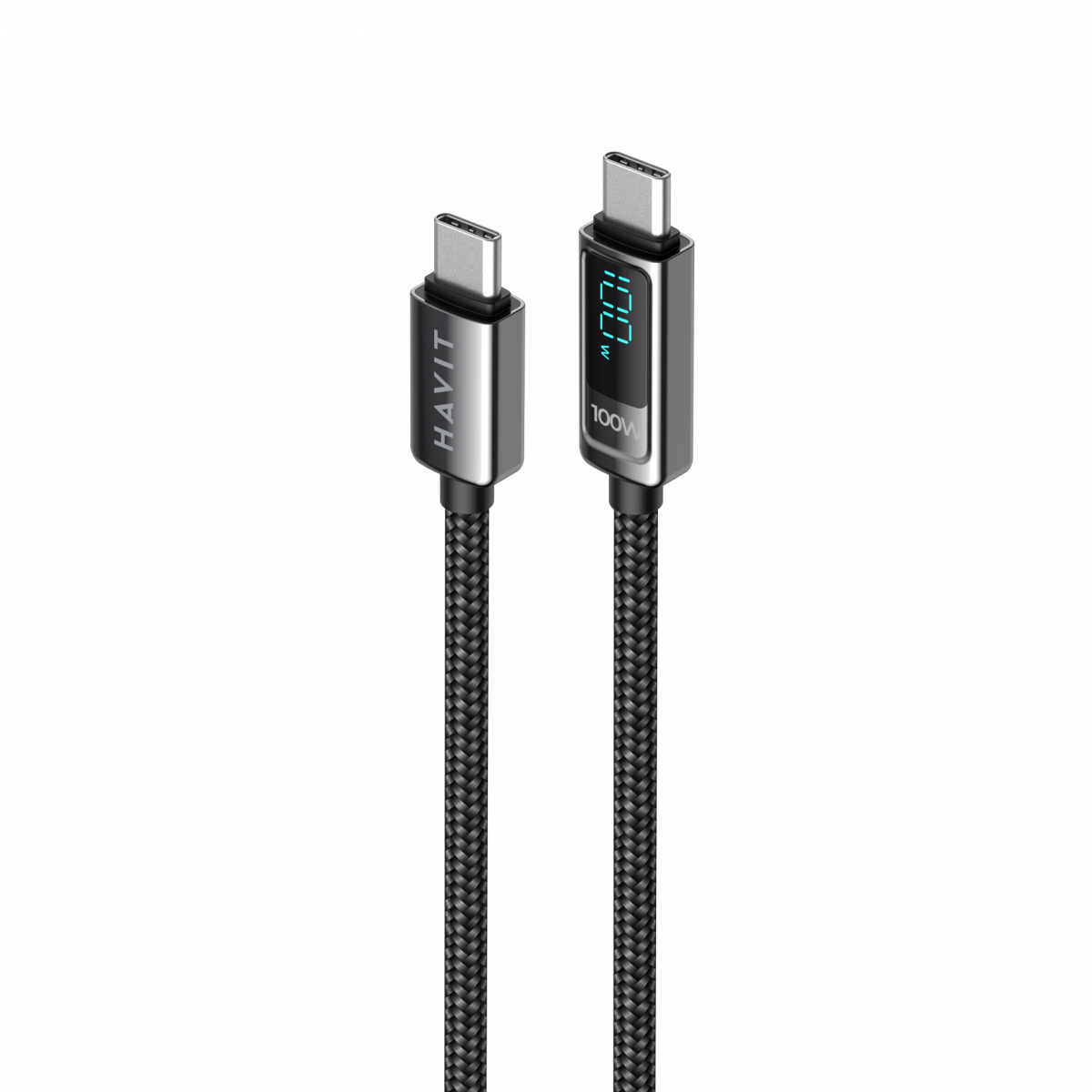 HAVIT CB6247 ProPower 100W LED Type-C to C Cable - Express Mart Kenya