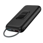 Havit PB35 20000mAh Power Bank 22.5W Fast Charging with Built-in USB-C Cable – Black - Express Mart Kenya