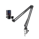 RGB USB Condenser Microphone with Noise Reduction GK50PRO– 192kHz/24bit Cardioid Studio Mic for Streaming, Gaming & Recording - Express Mart Kenya